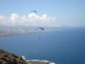 tandem flight paragliding in Las Palmas